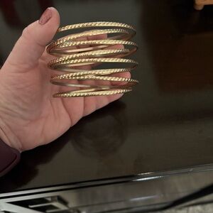 Elegant Gold-Tone Bangle